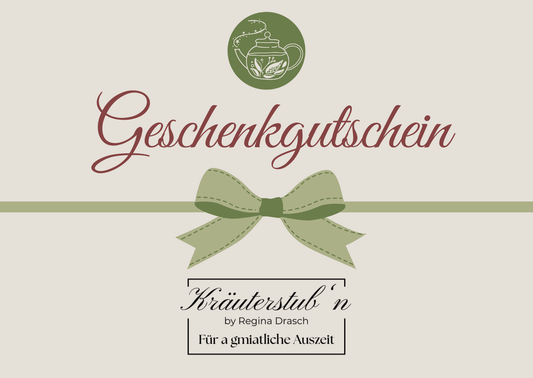 Kräuterstub'n Email Geschenkgutschein