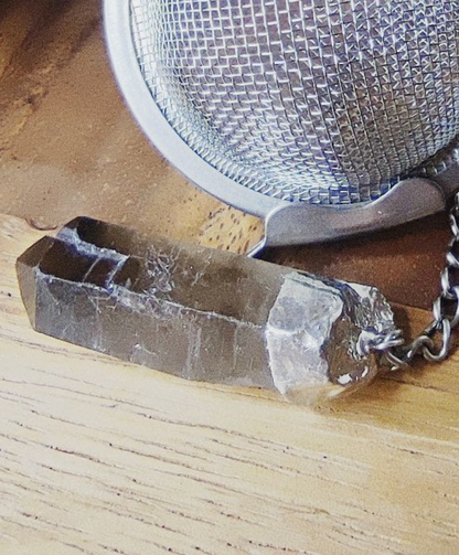 Premium Teeei | Teesieb mit Edelstein Anhänger