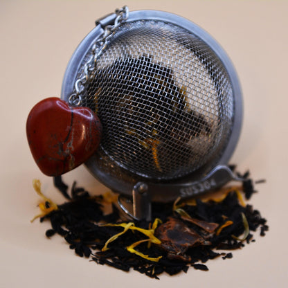 Teeei mit Edelstein Anhänger | geschliffen