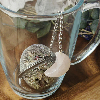 Teeei mit Edelstein Anhänger | geschliffen