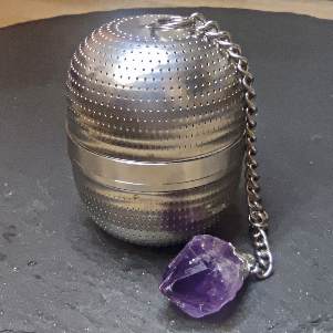 Premium Teeei | Teesieb mit Edelstein Anhänger