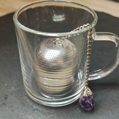 Premium Teeei | Teesieb mit Edelstein Anhänger