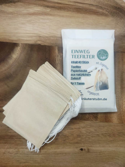 Teefilter Papierbeutel | Einweg 40St.