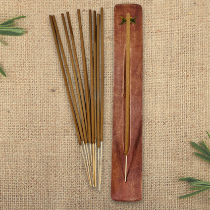 Pure Works Räucherstäbchen 15 St mit Halter aus Holz